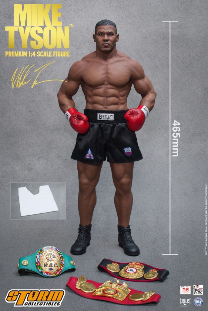 マイク・タイソン 1/4 プレミアム フィギュア[ストームコレクティブルズ Mike Tyson 1:4 Scale Premium Figure_画像1