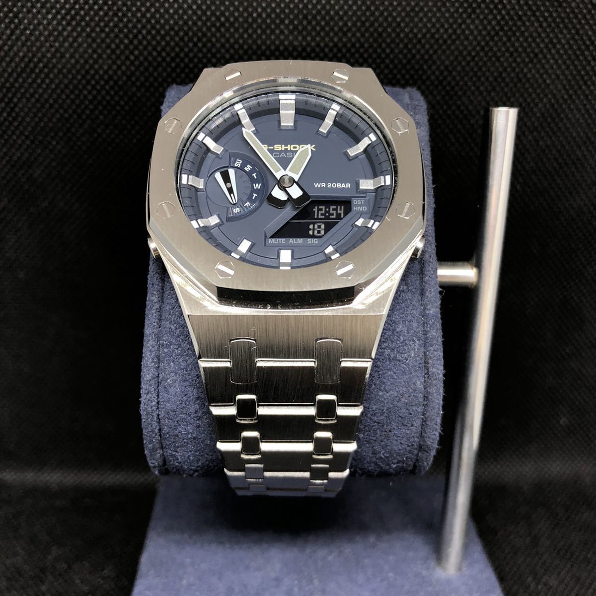 有名な GA-2100専用 ステンレスベルトセット Gショック 腕時計 