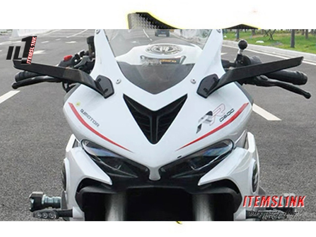 新品 LK13-4 アルミ製 可変 スリム ウイング カウル ミラー TZR250R FZR250R FJR1300 XJ6 ディバージョン YZF600 YZF750 YZF1000R 汎用_画像8