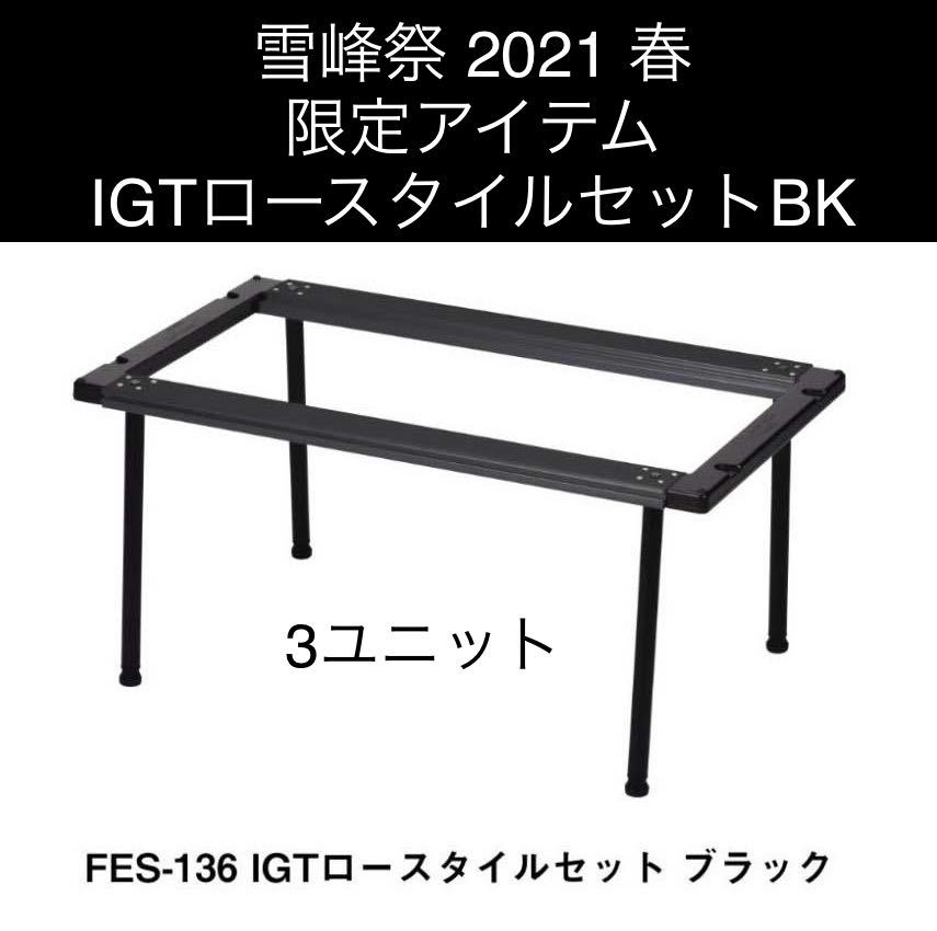 新品未開封】スノーピーク IGTロースタイルセット ブラック (FES-136