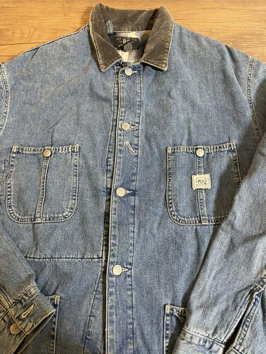 RRL 三つ星 USA製 90s 初期 デニムカバーオール solseg.com.co