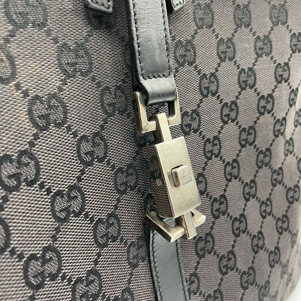 1円 GUCCI グッチ ジャッキー ビジネスバッグ トートバッグ メンズ GG