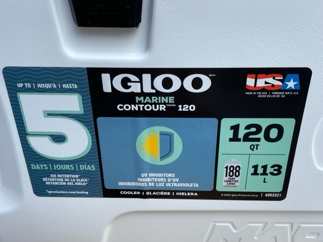 IGLOO USA産大型マリーンクーラーボックス120サイズ!人気サイズの定番クーラーを100円スタートにて! 3