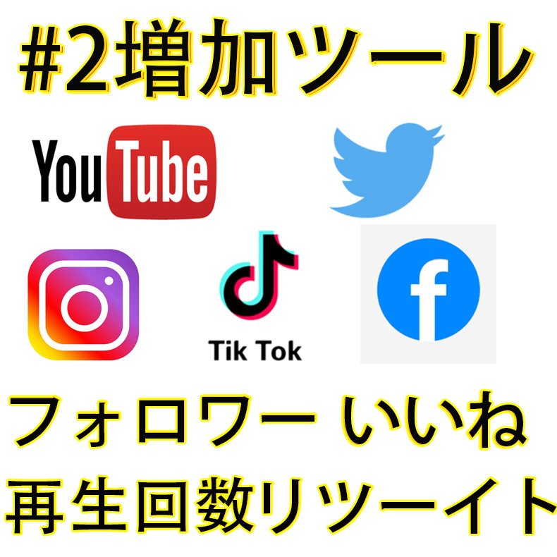 SNS YouTube Instagram Twitter Tiktok 自動増加ツール インスタグラム フォロワー いいね 再生回数 再生数 チャンネル登録者 ツイッター_画像1