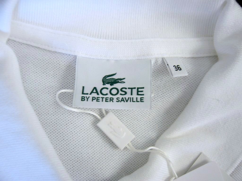希少 限定品 [送料込] 新品 38 レディース ラコステ 半袖 白 ポロシャツ S-M LACOSTE by PETER SAVILLE シャツ レア Holiday Collector_共通の画像を使っています
