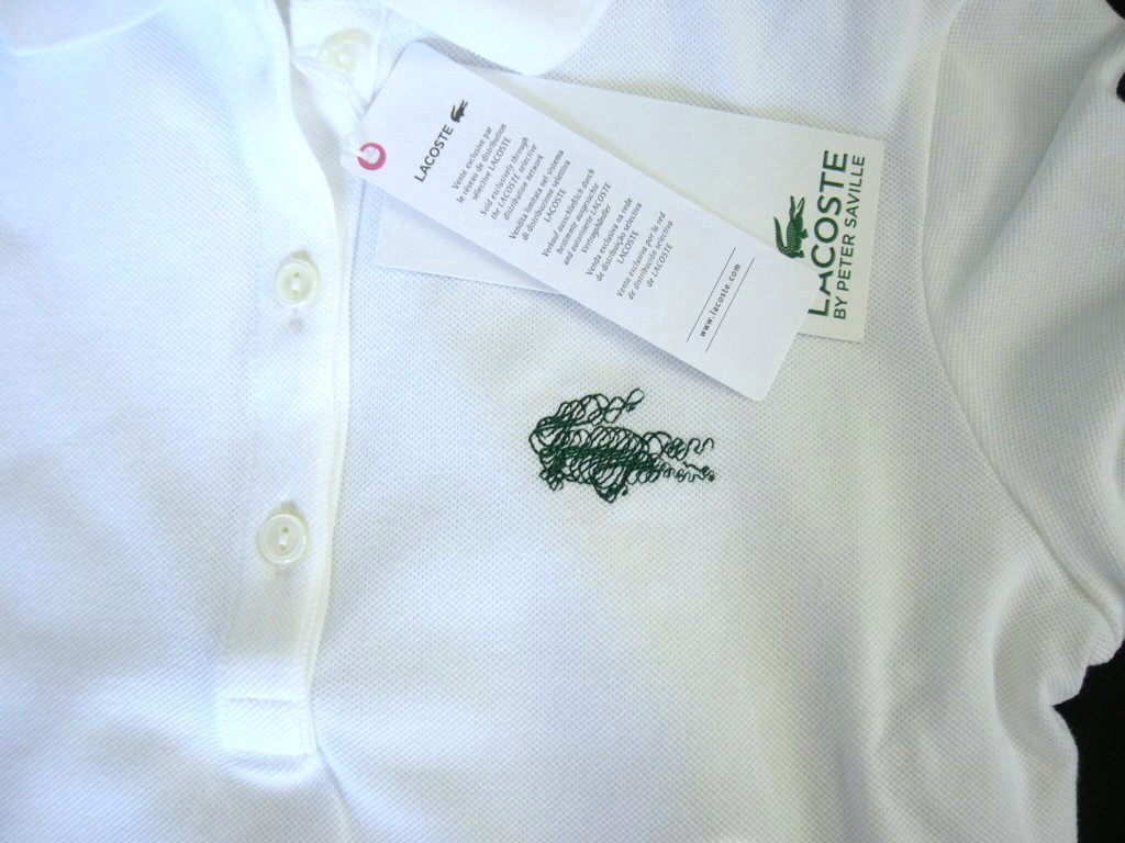 希少 限定品 [送料込] 新品 38 レディース ラコステ 半袖 白 ポロシャツ S-M LACOSTE by PETER SAVILLE シャツ レア Holiday Collector_共通の画像を使っています。