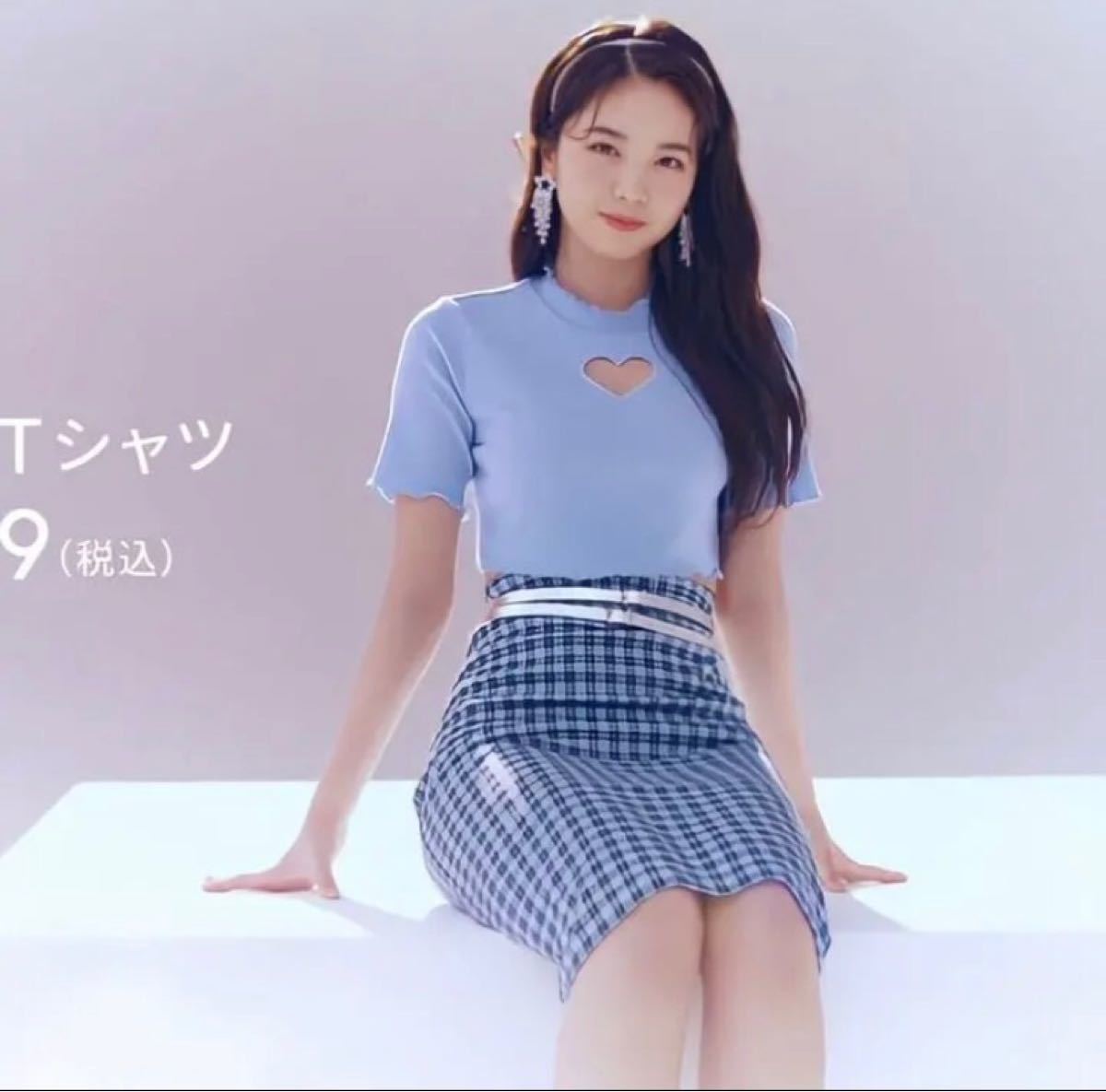AYAKA アヤカ着用 H&M・NiziU カットアウトデザイントップス AYAKA アヤカ着用 H&M・NiziU カットアウトデザイントップス