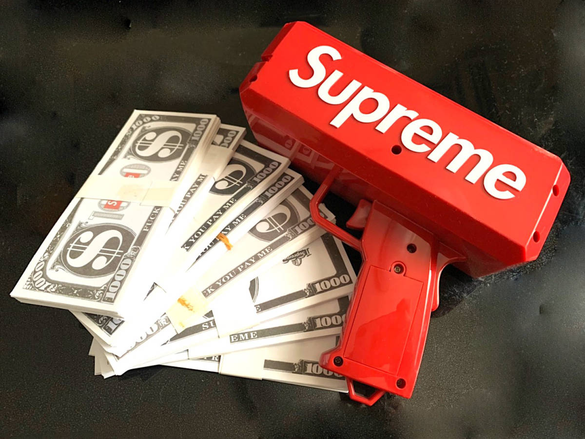 Supreme Money Gun シュプリームマネーガン 美品 Used ドル札束 Supreme Money Gun シュプリームマネーガン 美品 Used ドル札束