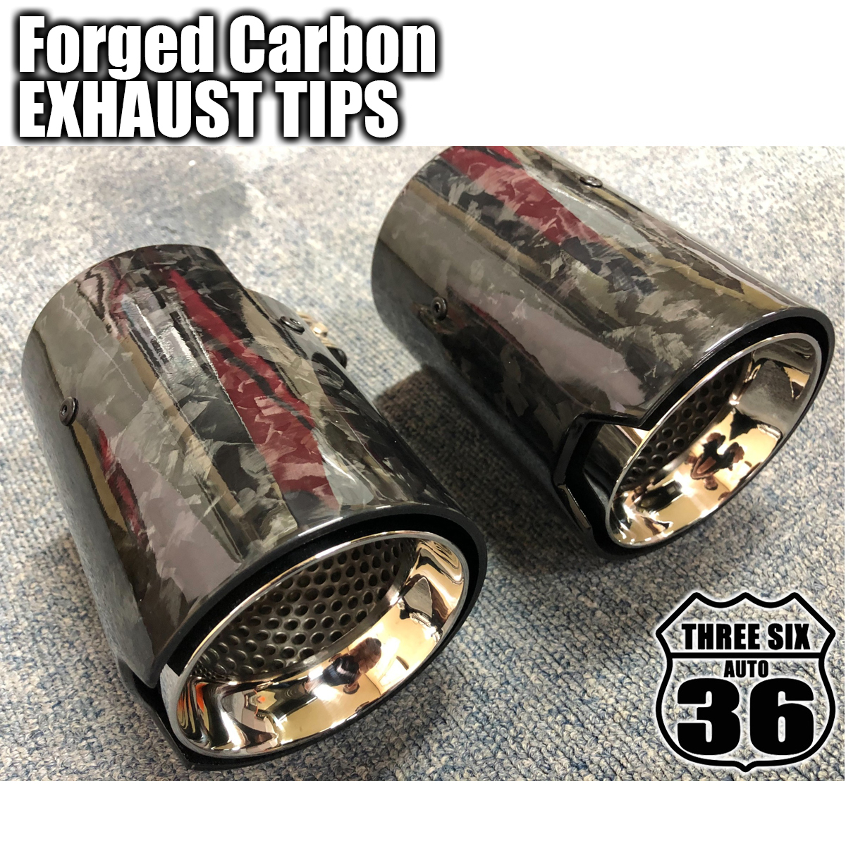  genuine article forged carbon! muffler cutter 2 piece BMW M sport Forged Carbon F30F31F32F35 F45F46F48