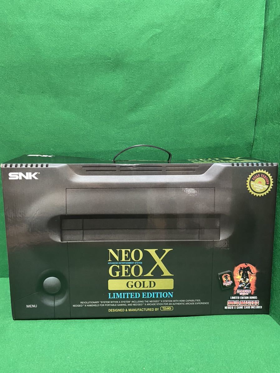 NEOGEO X GOLD LIMITED EDITION　ネオジオ X ゴールド リミテッドエディション　美品　Ninjaマスター未開封未使用　動作品　1円スタート_画像1