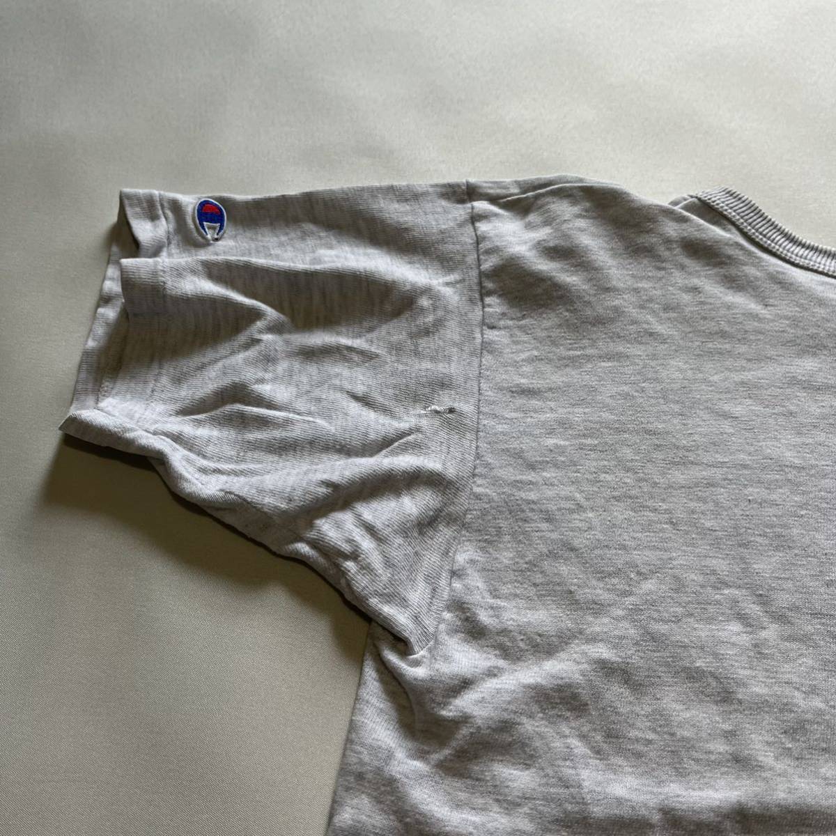 90s Champion KEY WEST 染み込み Tシャツ / リバースウィーブ