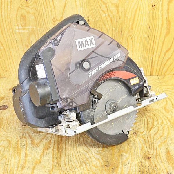 新潟発】MAX 充電式防じん兼用丸のこ PJ-CS53CDP 127mm 18V バッテリー