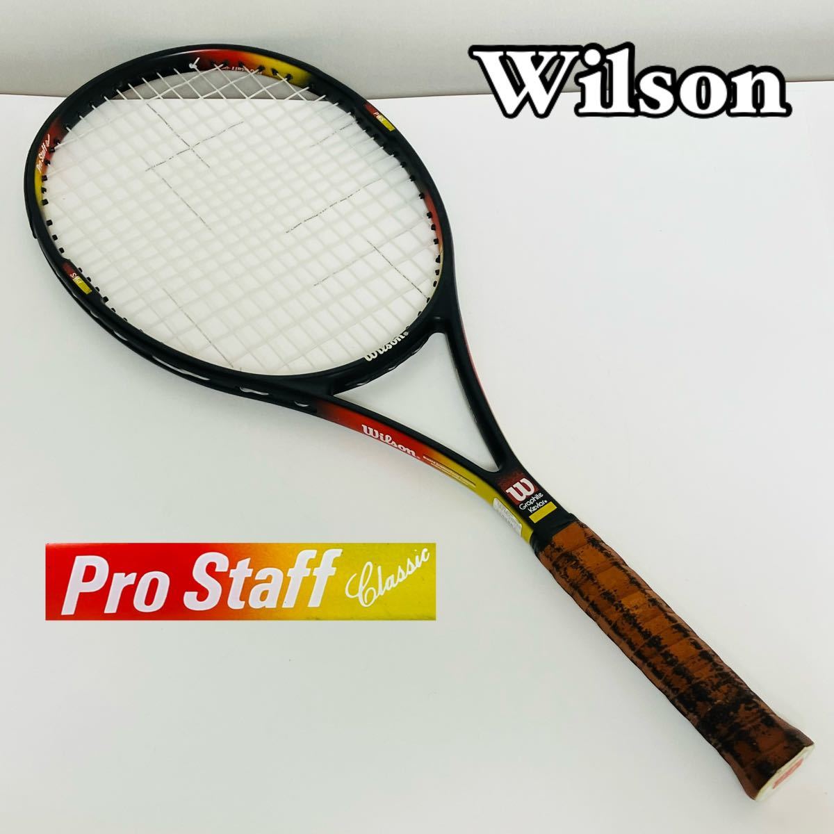 状態良好【送料無料/安心発送】Wilson ウイルソン ウィルソン Pro Staff Classic 95 SQ.IN. プロスタッフクラシック  硬式テニスラケット