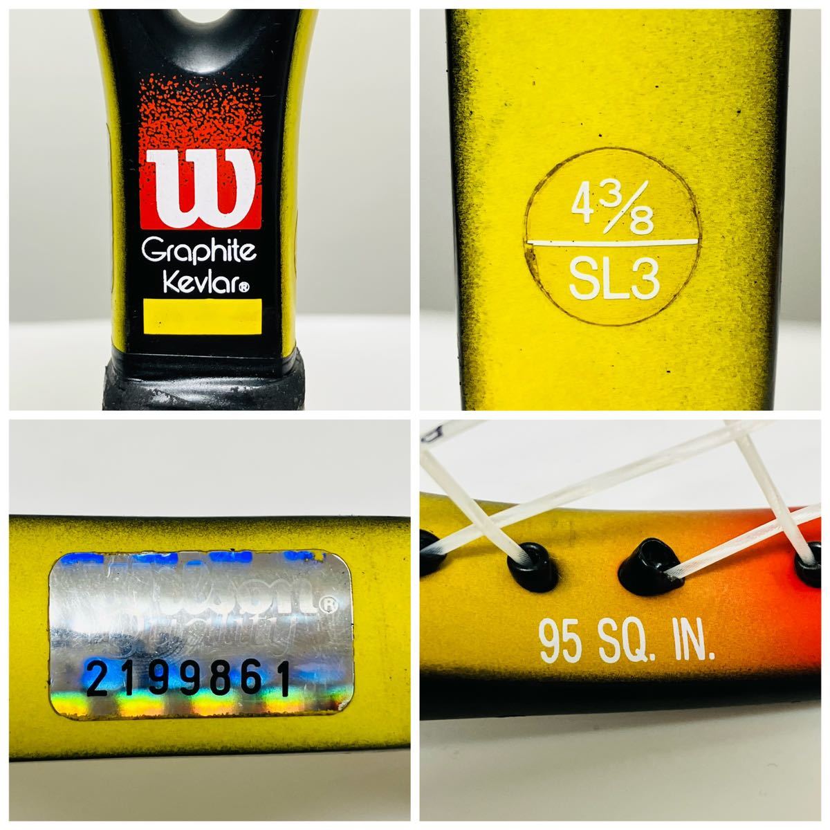 状態良好Wilson ウイルソン ウィルソン Pro Staff Classic 95 SQ 状態良好Wilson ウイルソン ウィルソン Pro Staff Classic 95 SQ