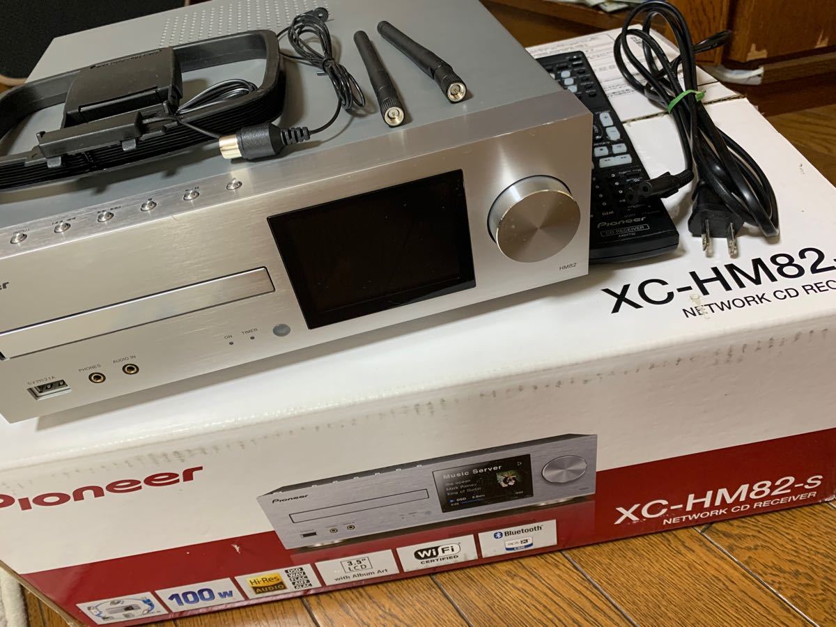 パイオニア ネットワークCDレシーバー XC-HM82-S　中古　CD不調