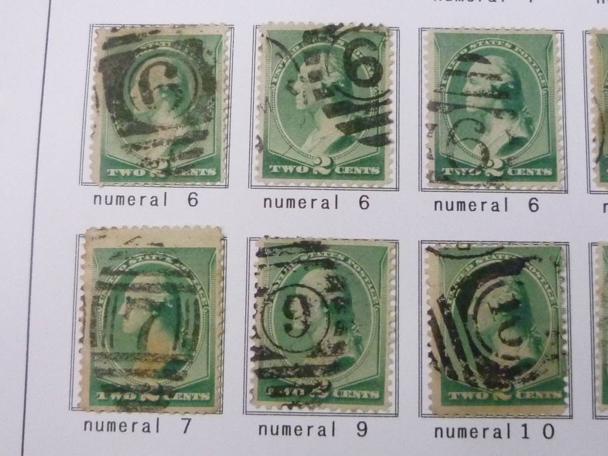 22L A America stamp leaf N29 Classic 1887 year SC#213 2c all sorts figure seal total 36 sheets * explanation field obligatory reading 