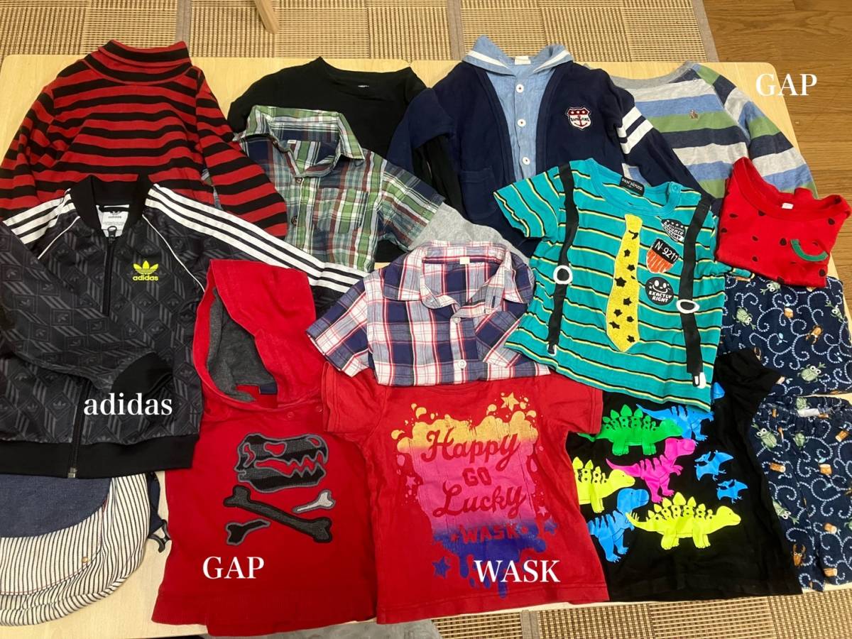 100%本物 子供服セット売り 150cm 長袖 トレーナー チェックシャツ