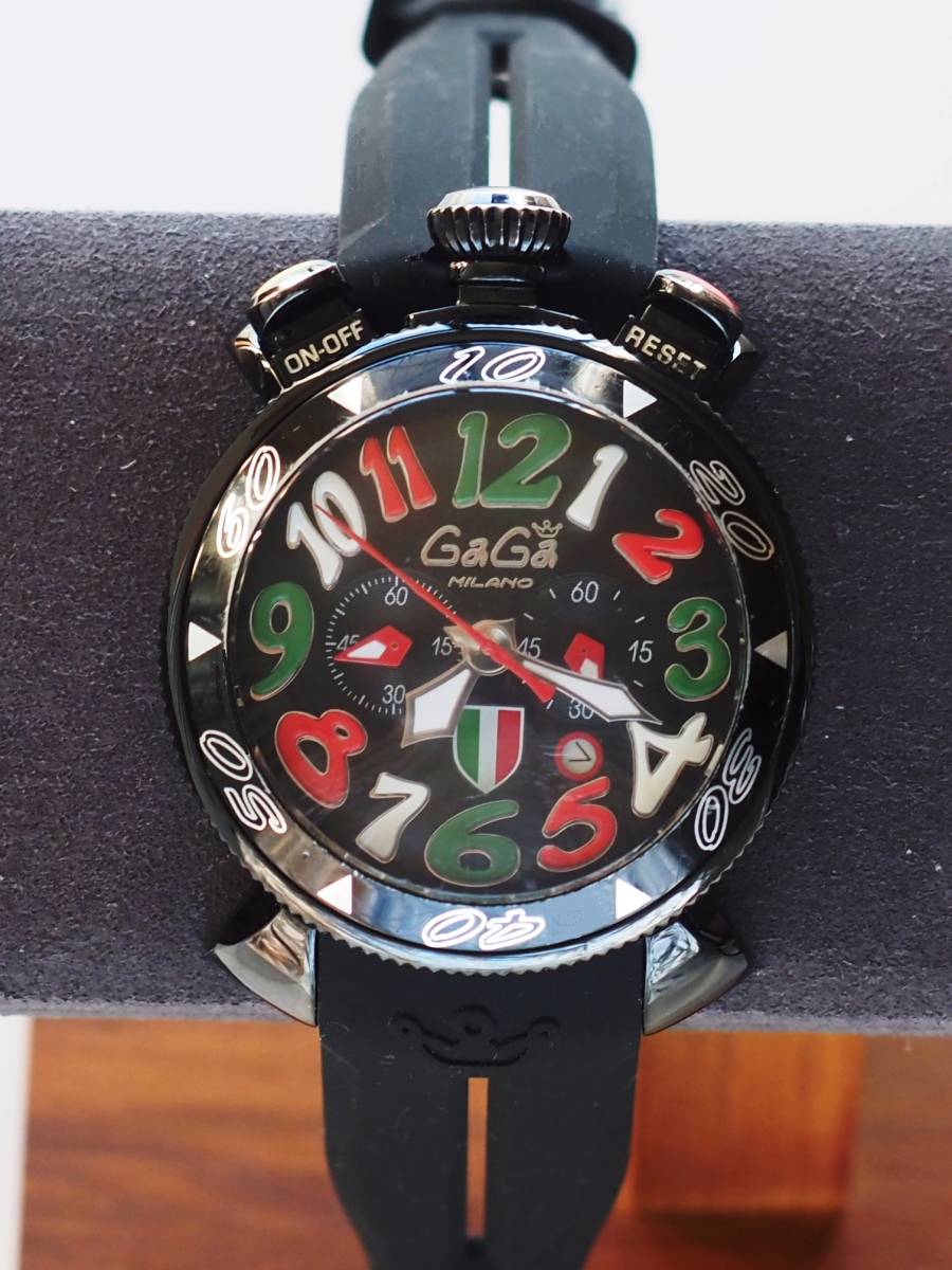 ガガミラノ 48mm クロノグラフ イタリアリーグ 世界限定193 299本