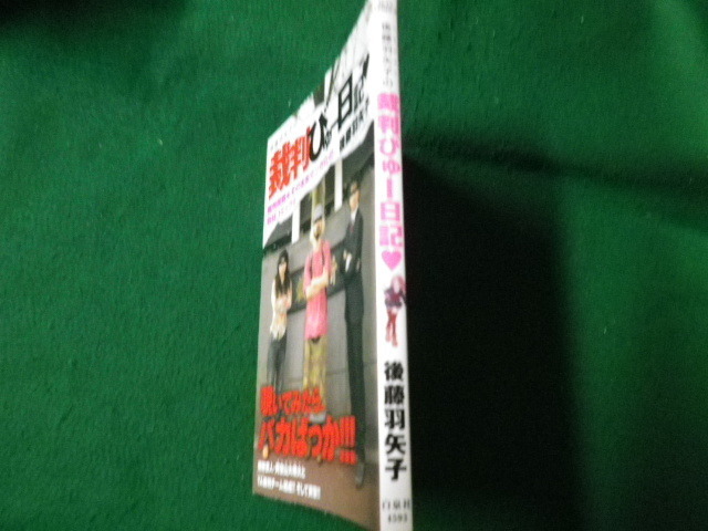 ■後藤羽矢子の裁判びゅー日記 白泉社 2009年 コミック■FAUB2022030220■_画像2