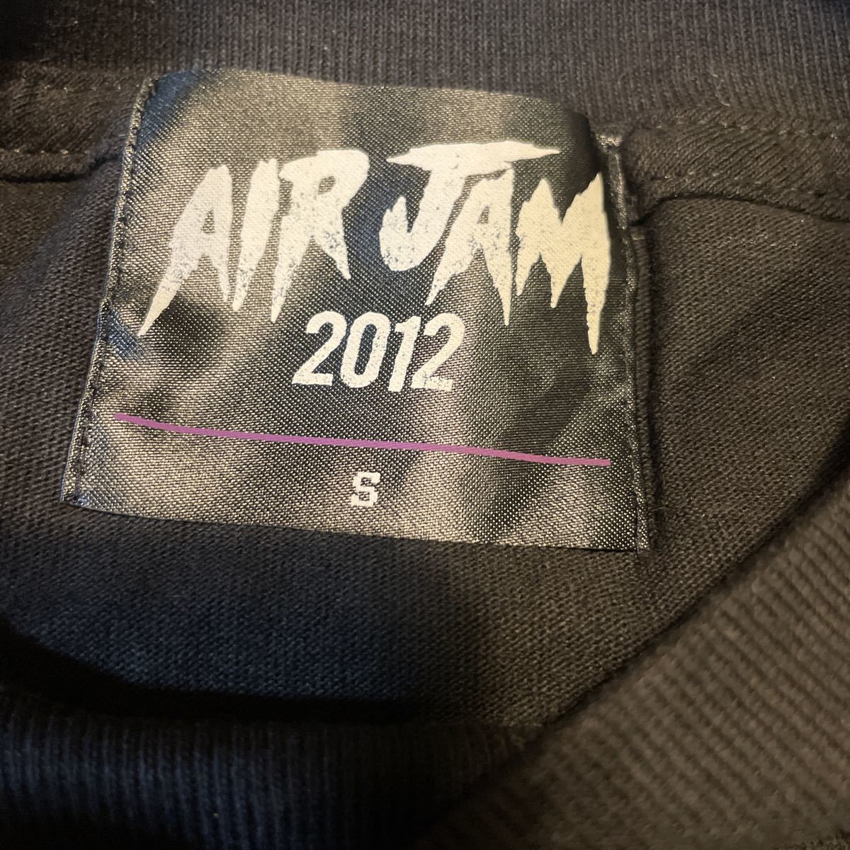 未使用品 AIR JAM 2012 tシャツ ブラック Sサイズ 音楽フェス 半袖Tシャツ HI-STANDARD キノコ雲_画像4