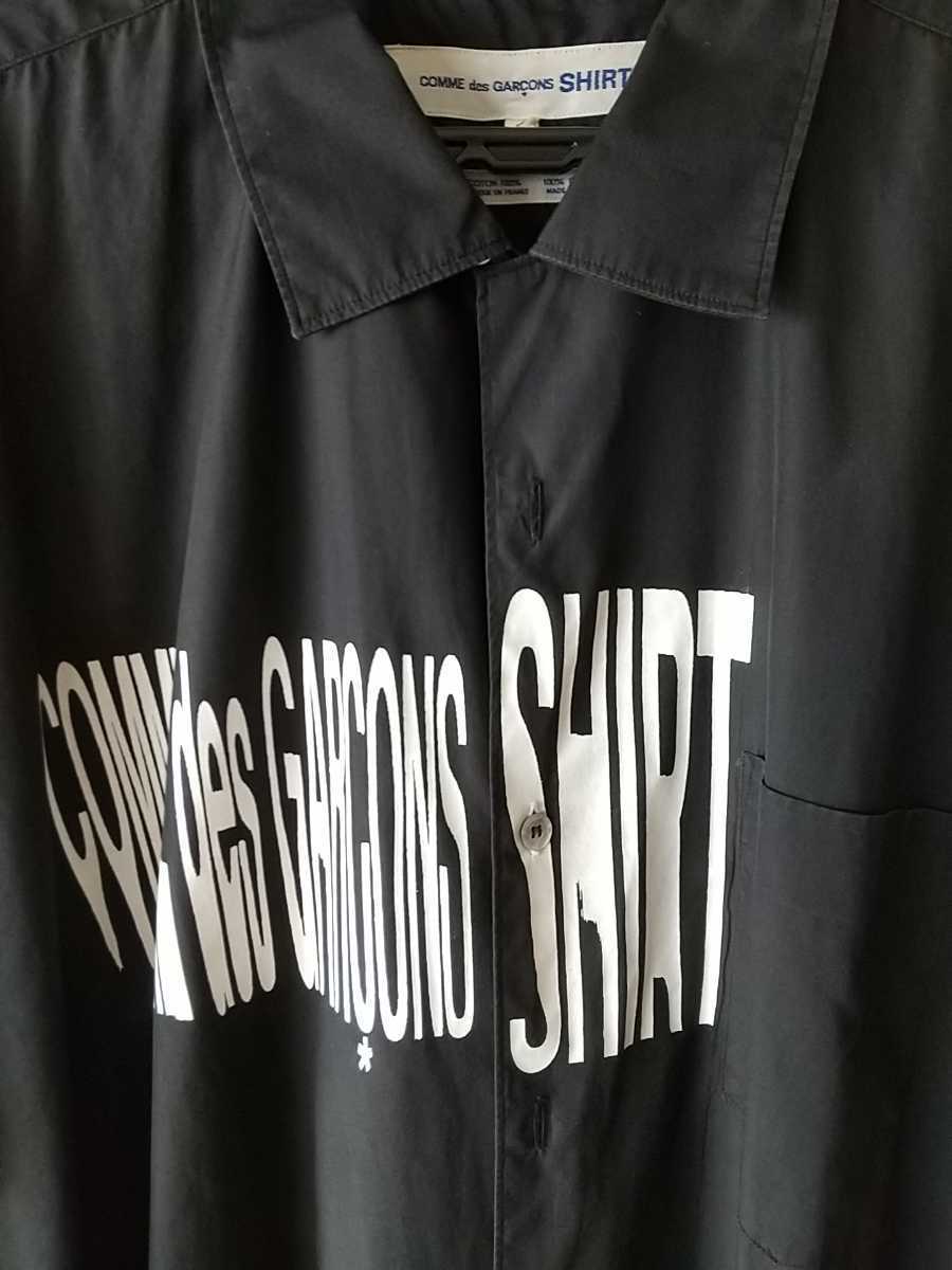 COMME des GARCONS SHIRT バーコード ロゴ ペイント シャツ 初期 COMME des GARCONS SHIRT バーコード ロゴ ペイント シャツ 初期