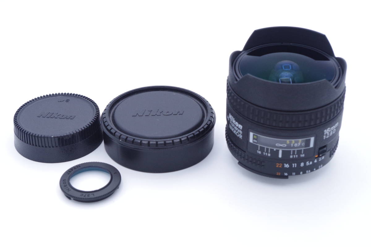 店舗良い Ai ニコン Nikon #b0173【良品】 AF F2.8D 16mm Fisheye