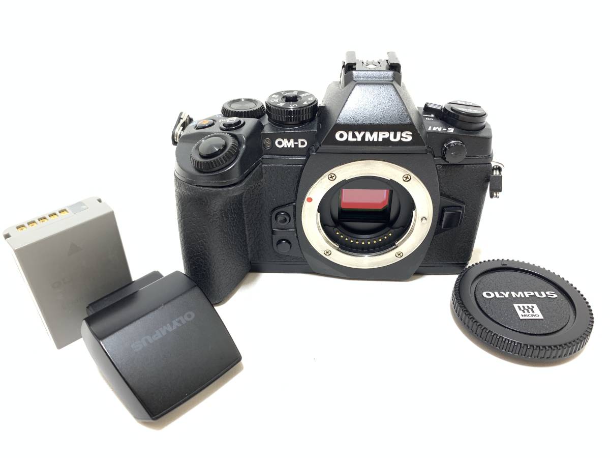 a0026 【並品】 OLYMPUS オリンパス OM-D E-M1 ボディ ブラック www