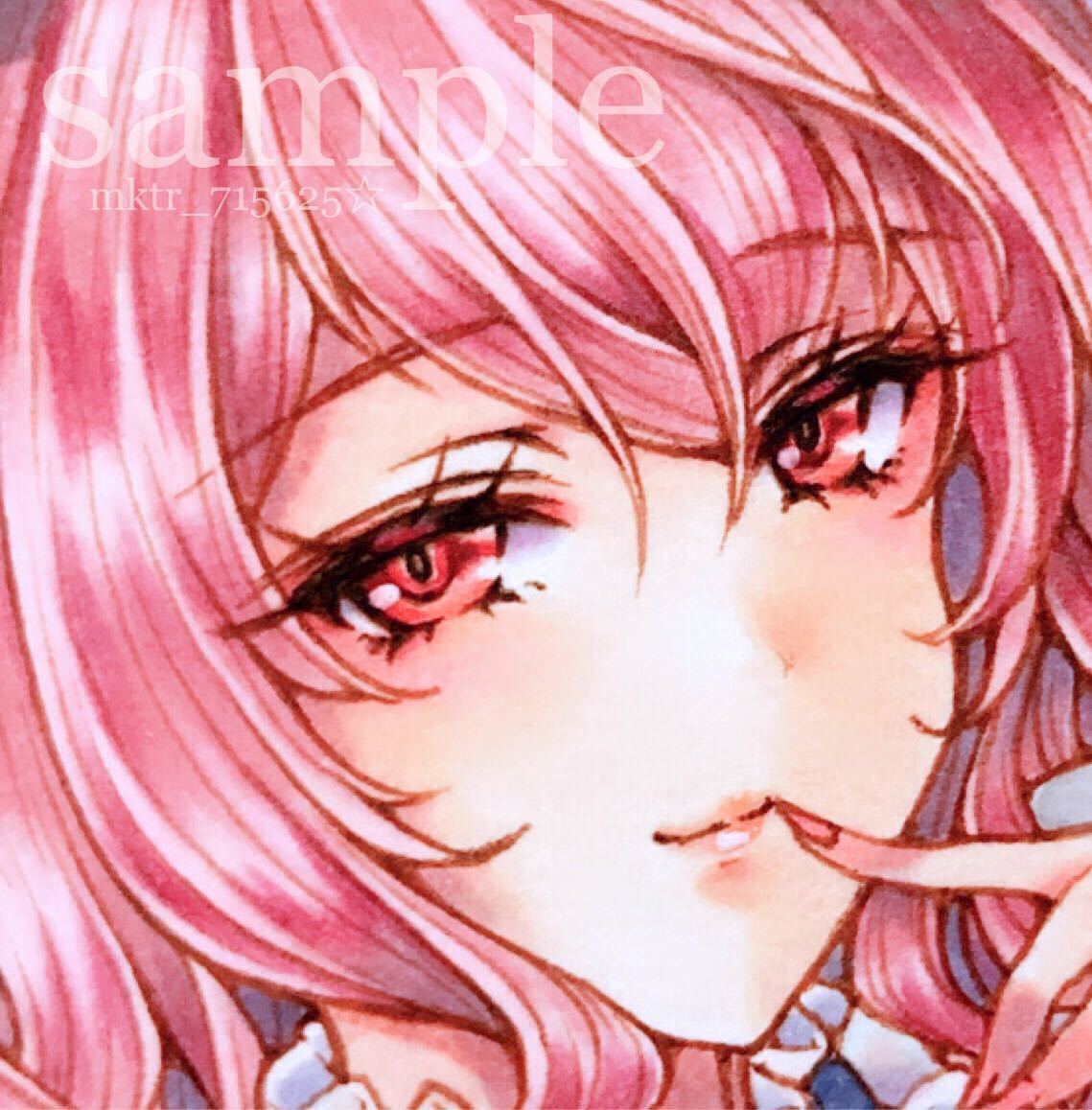 同人手描きイラスト◇東方Project◇西行寺幽々子◇和風メイド 同人手描きイラスト◇東方Project◇西行寺幽々子◇和風メイド