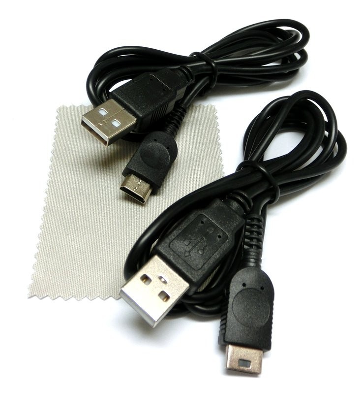 GBM(ゲームボーイミクロ) USB充電ケーブル(予備に最適な2個セット！)_画像1