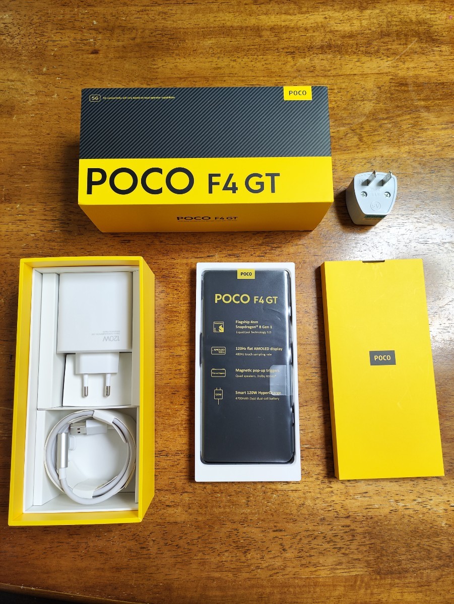 Xiaomi  POCO F4GT 12 / 256 GB サイバーイエロー グローバル版