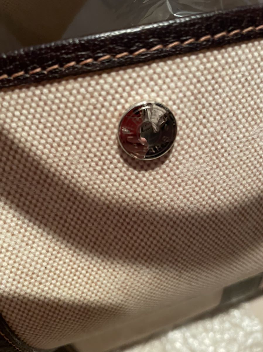 本物 HERMES エルメス ガーデンパーティ PM ガーデンパーティー トワル