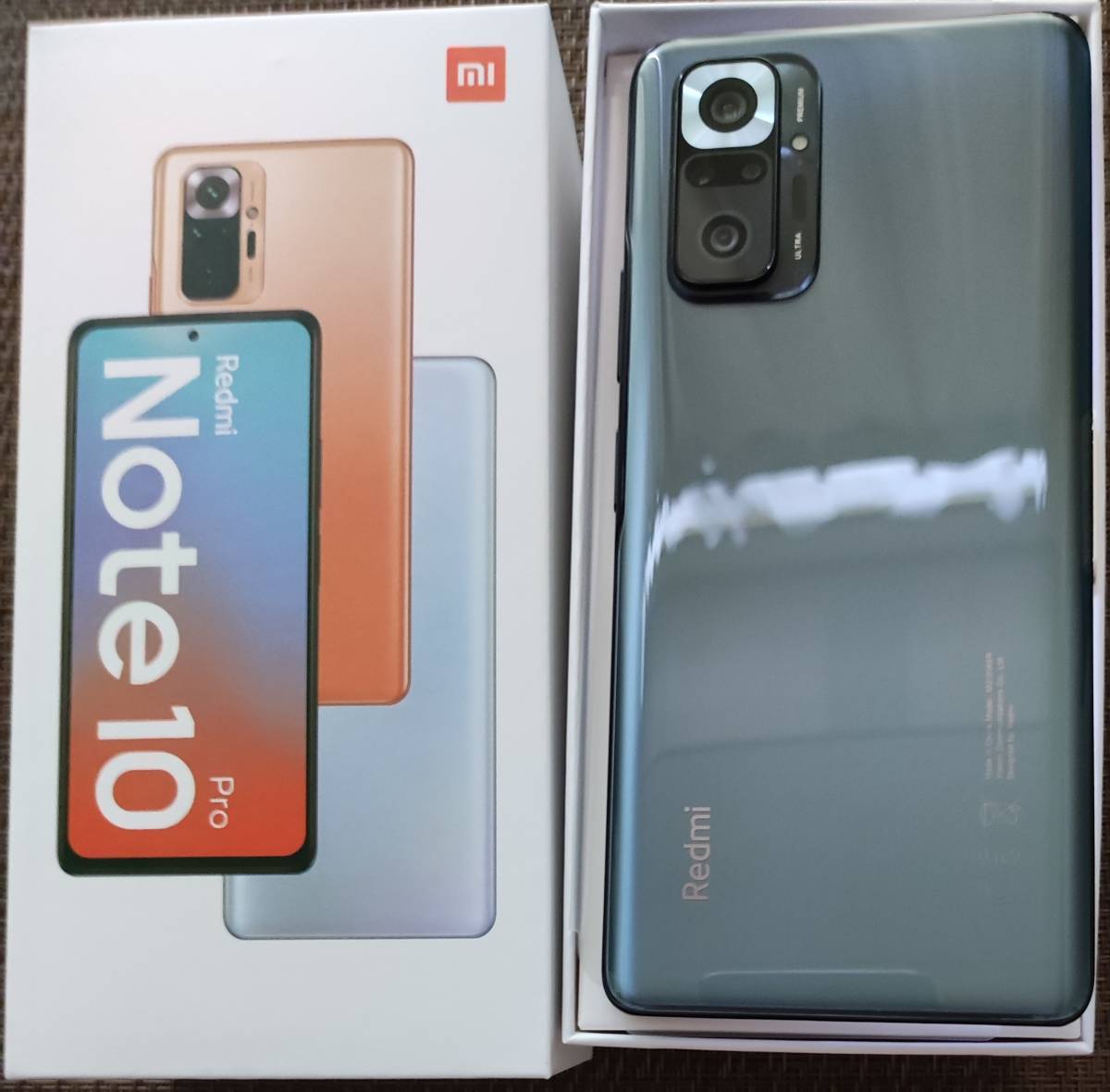 美品】Xiaomi Redmi Note 10 Pro 6+128GB オニキスグレー SIM
