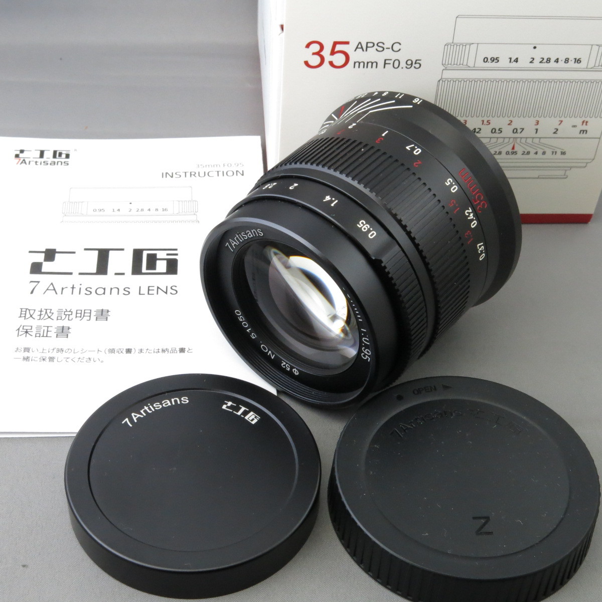 【新品同様】七工匠7ARTISANS　ニコンＺ用35mmF0.95　NIKONニコンZマウント★NO.6000_画像1