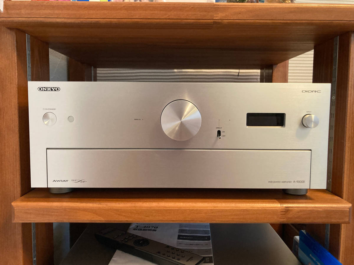 ONKYO A-9000R オンキヨー USB-DAC内蔵 インデクレーテッドアンプ 使用