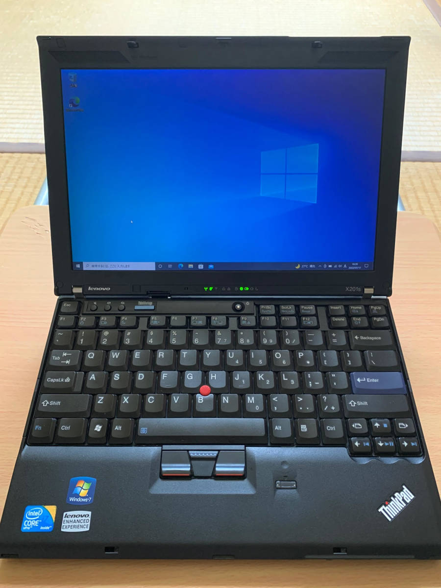ThinkPad X201s/ SSD 120GB/ メモリ8GB/ Windows 10 Pro(認証済