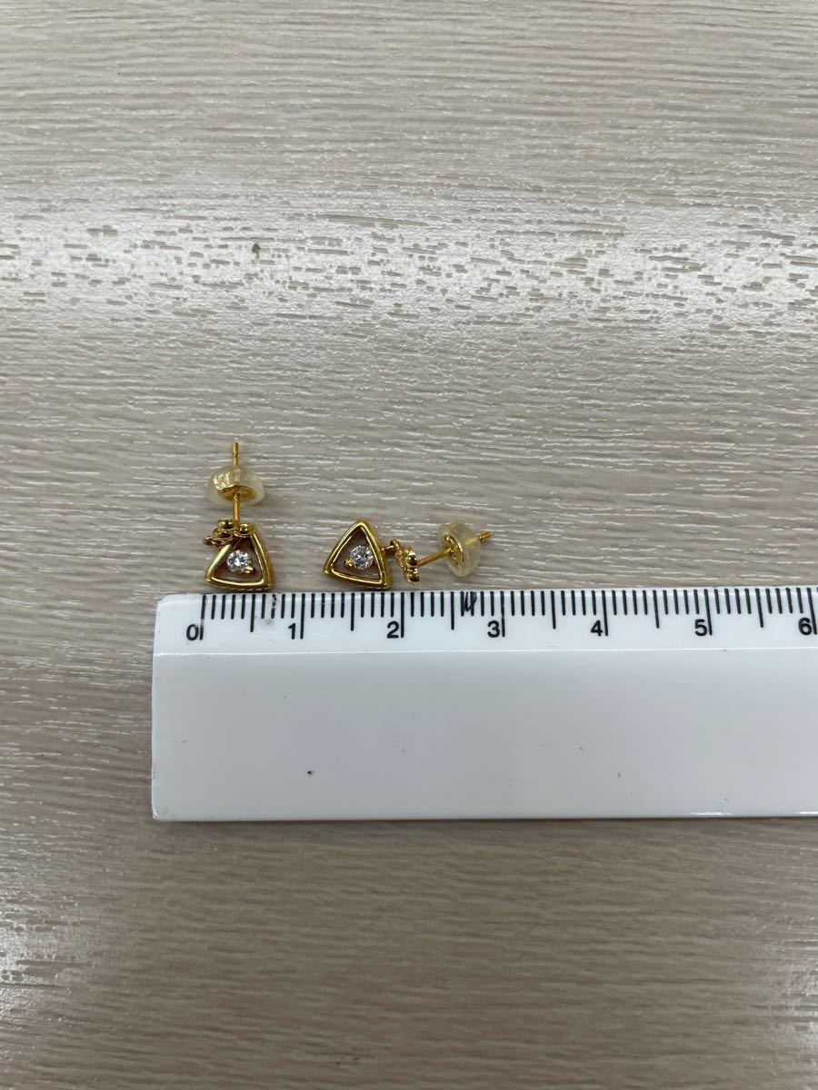 K18 ダイヤモンド ピアス 腕時計、アクセサリー レディース