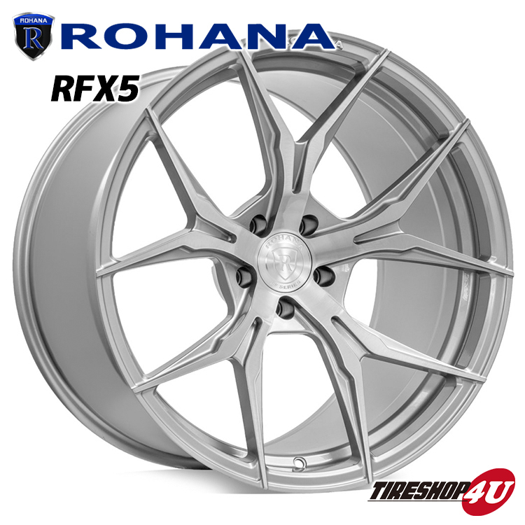 正規品 4本セット ロハナ Rohana RFX5 20X9.0j X10.0J 5/120 BT 選べるタイヤサイズ 245/35R20 275/30R20 BMW 5シリーズ F10 F11 軽量model_画像1