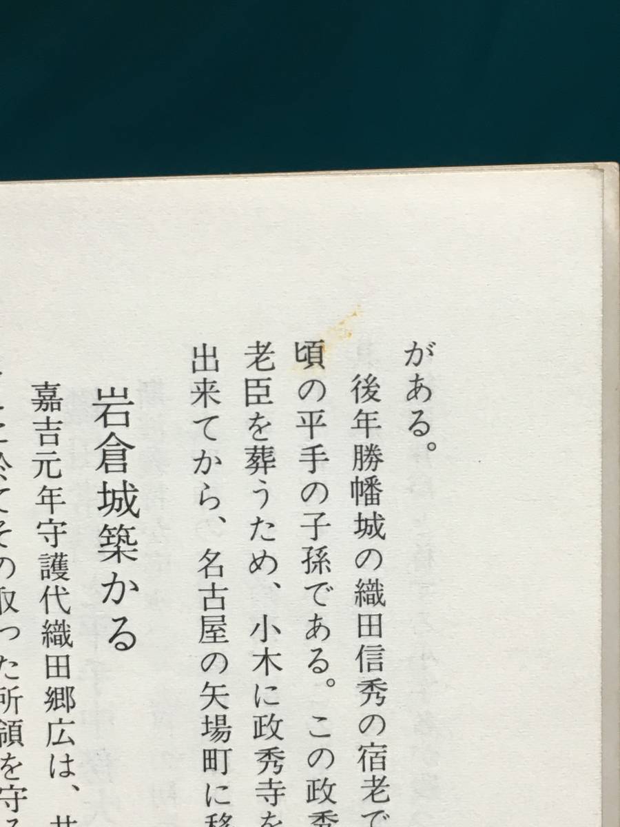 BH887サ●「井上城」 浅野平雄 昭和52年 愛知県岩倉市/尾張/郷土/寺/神社/古文書_画像6