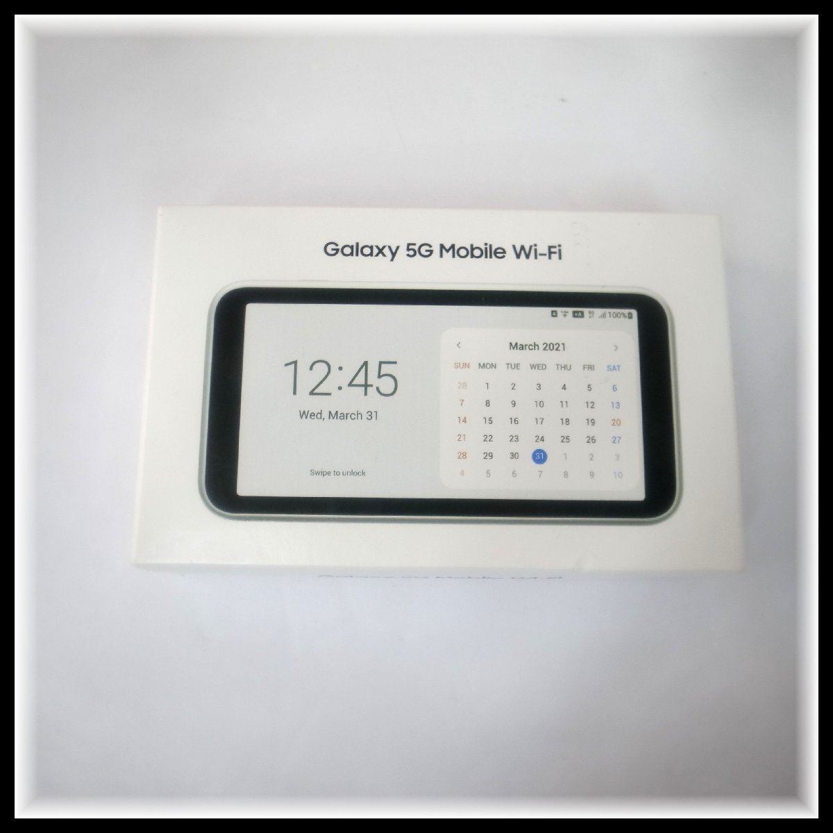 Galaxy 5G Mobile Wi-Fi SCR01 モバイルルーター au ホワイト 品(ルーター)｜売買されたオークション情報