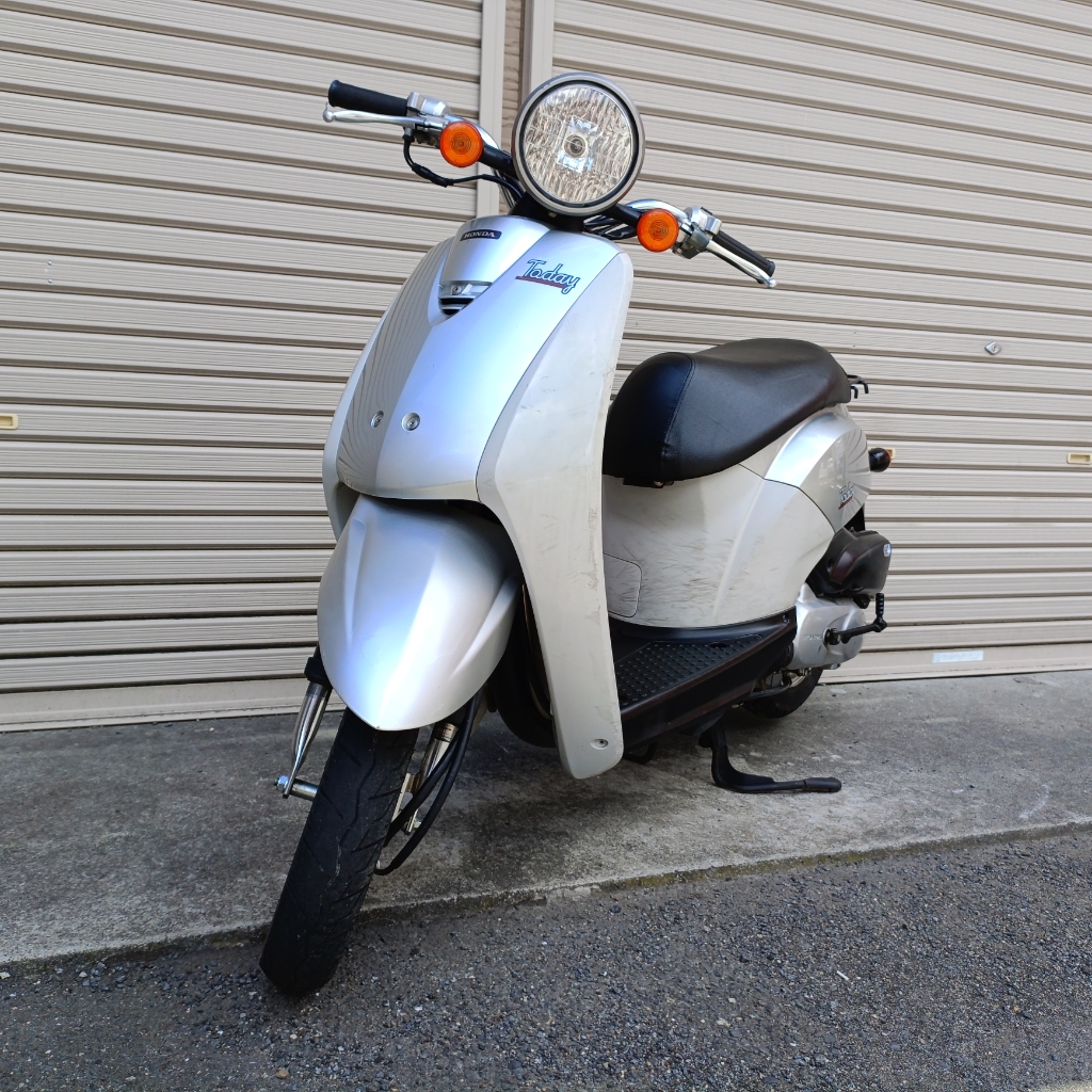 Today トゥデイ AF61 サイドスタンド付 シルバー 大阪から kouzinatek.ma
