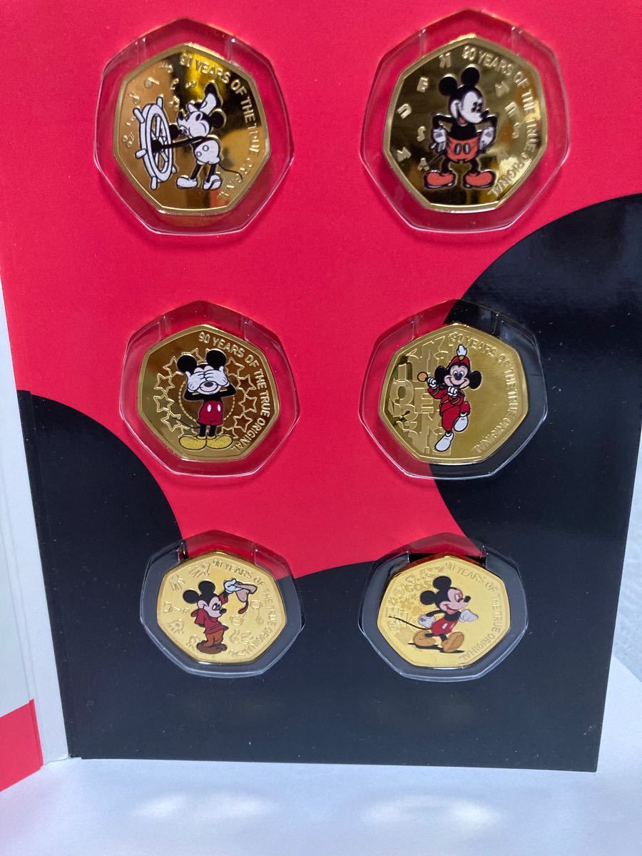 ディズニー 90周年記念金貨 ミッキーマウスセット 海外限定999セット発売品　在庫処分 SALE！