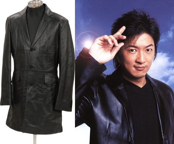  that time thing super rare limited amount goods Kamen Rider Hibiki crack ki1/1 photographing Pro p replica coat position person size M high class leather real leather product small river .. new goods 
