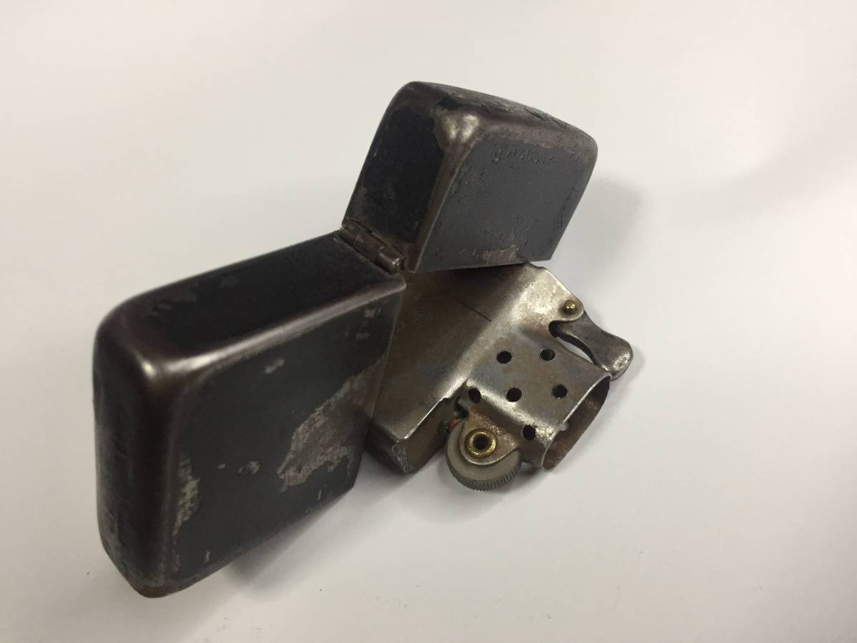 1943-45年製ビンテージZippo 本物のブラッククラックル