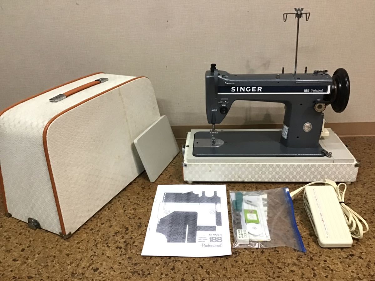 送料無料 職業用 軽工業用 内職用 シンガーミシン singer 188