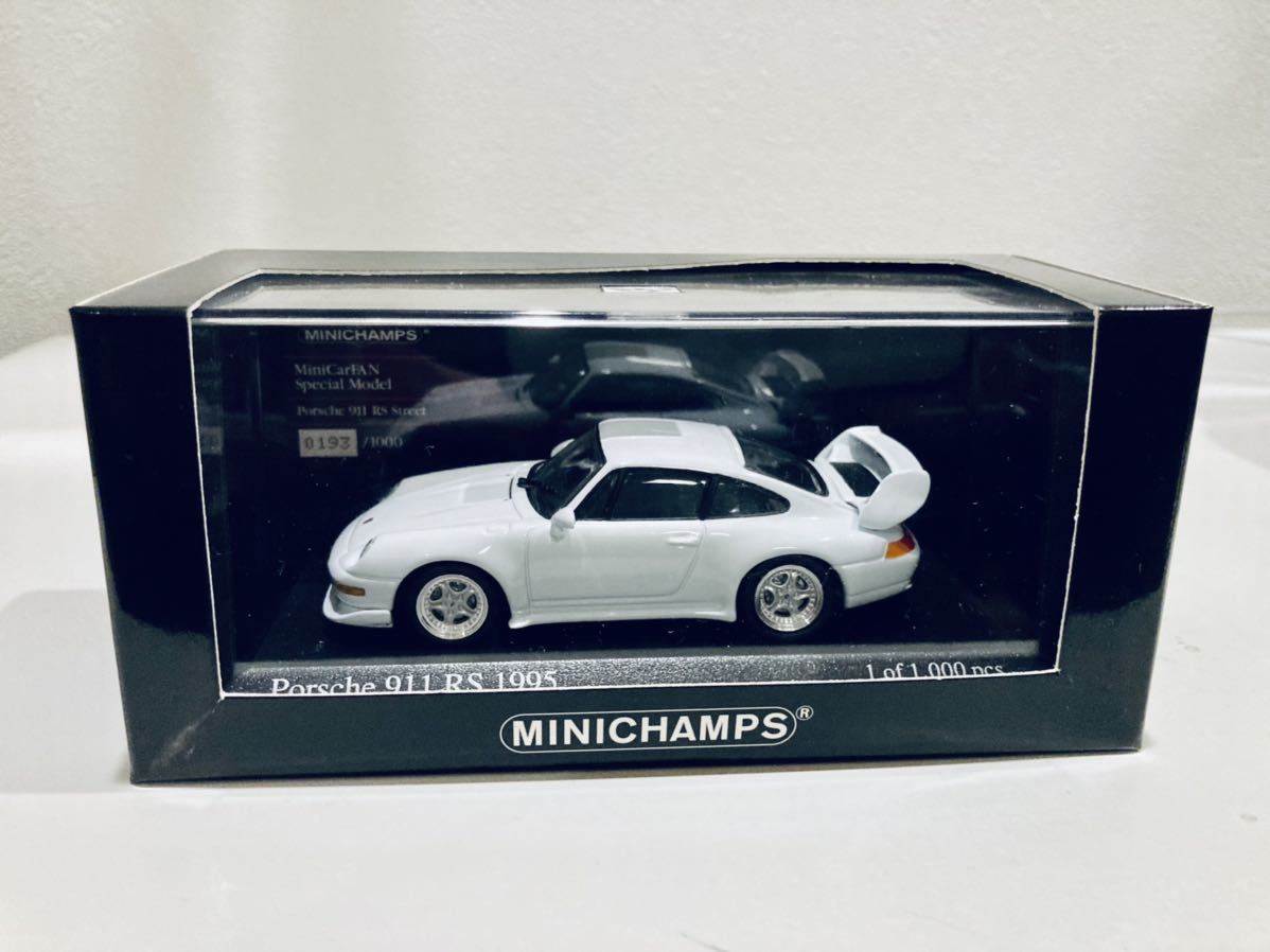 1/43 Minichamps ミニカーファン抽選品 ポルシェ 911 (993) RS 1995