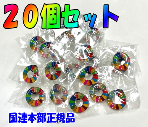 国連本部入手品】SDGs ピンバッジ 40点セット 新品未使用 2022年購入
