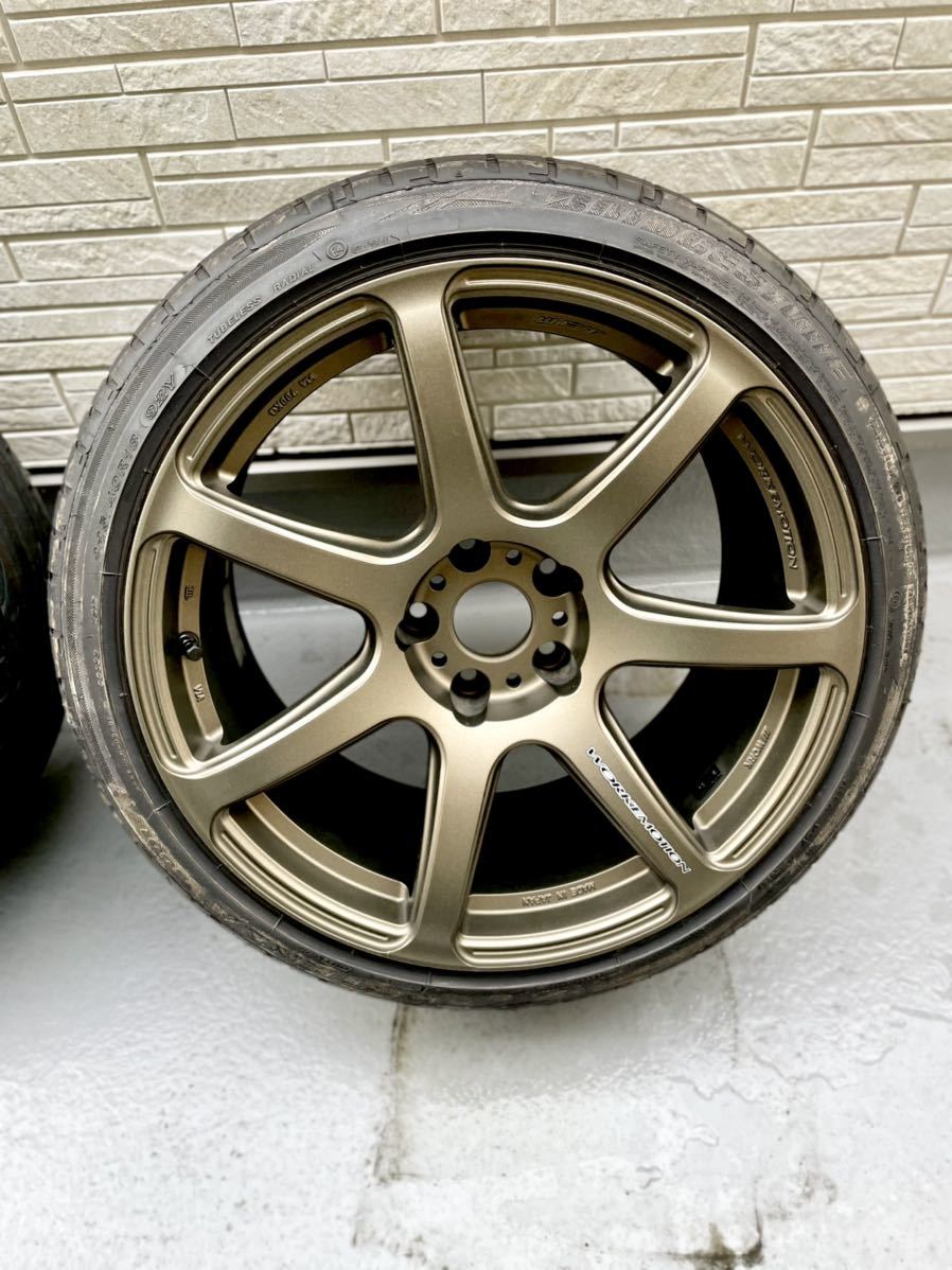 100%新品高品質 WORK EMOTION T7R 18×10.5J PCD114.3 5H INSET+12 グ