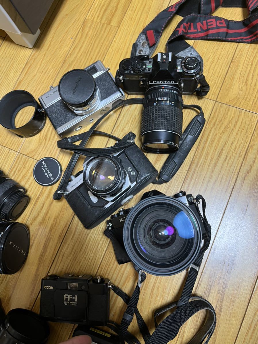 Nikon d3.pentax spotmatic/ricoh g700,ricoh ff-1/pentax k2/pentax MEF... lens....11 point set 