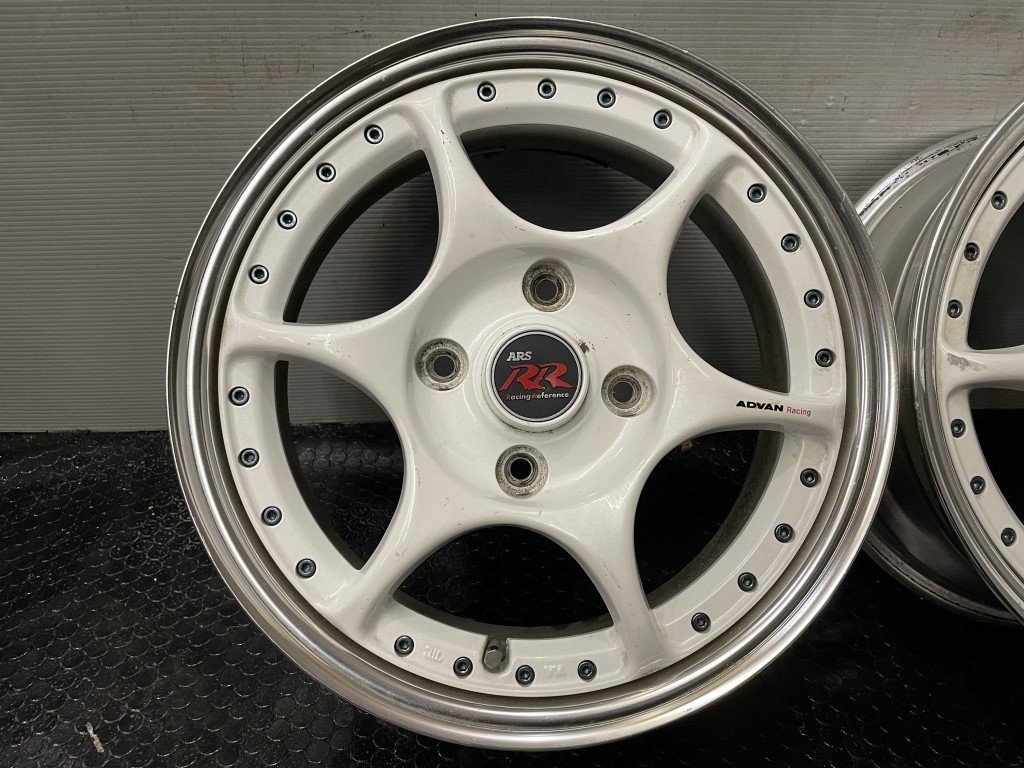 ADVAN RACING ARS RR アドバンレーシング 社外ホイール 15インチ 4本 6.5J4HPCD114.3+38 希少 (VHV458) 3