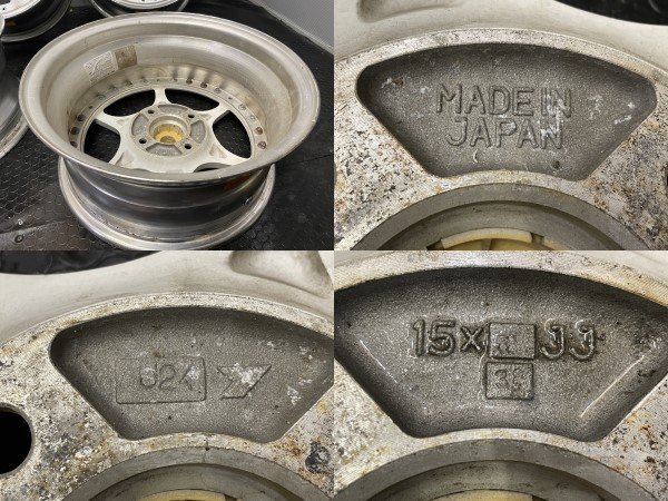 ADVAN RACING ARS RR アドバンレーシング 社外ホイール 15インチ 4本 6.5J4HPCD114.3+38 希少 (VHV458) 10